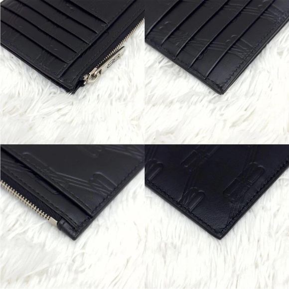 Balenciaga Black Embossed Pouch - Picture 9 of 13
